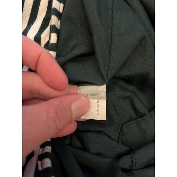 Old Navy Hobo Bag Womens One Size Navy White Stripe Knot Shoulder Slouchy Tote - Picture 7 of 8